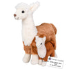 Forest & Twelfth Mom And Baby Mini Llama, Stuffed Animals For Boys And Girls, Nursery Decor, Zoo Animals For Toddlers, Plush Toys, Soft, Huggable And Squeezable