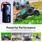 Zeee 6S Lipo Battery 9000mAh 22.2V 100C Soft Case RC Battery EC5 Connector with Metal Plates for RC Car Truck Desert Racer RC Ta