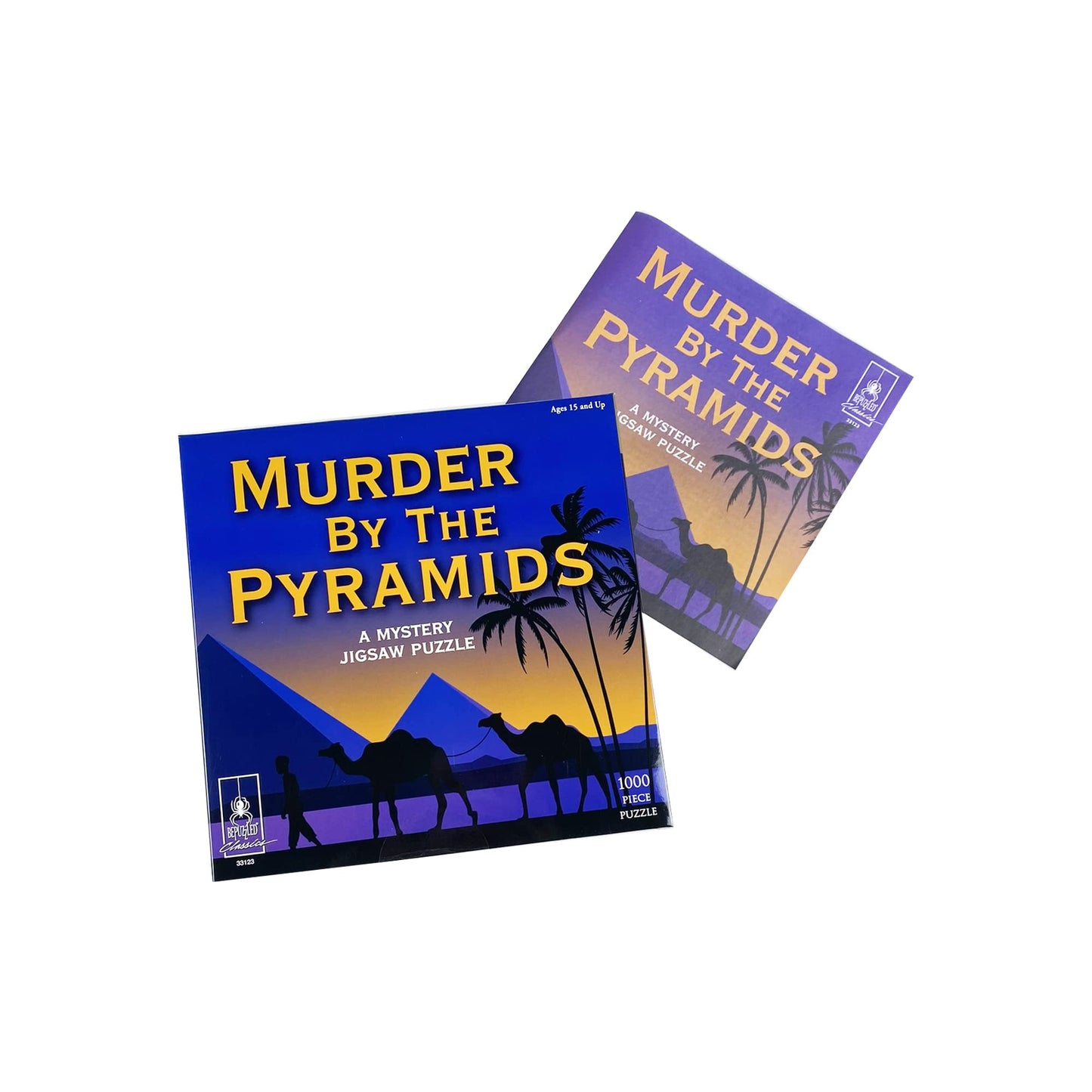 Murder Mystery Party, Classic Mystery Jigsaw Puzzle, Murder By The Pyramids, 1,000 Piece Jigsaw Puzzle
