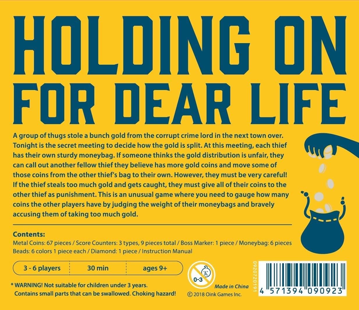 Oink Games Moneybags - Hilarious Japanese Party Game | Ages 9+ | Guess, Steal & Challenge For Coins