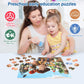 Puzzles For Kids Ages 4-8,Kids Puzzles In A Metal Box, Cute Toys Puzzles,Children Boys Girls Learning Educational Puzzles Packed