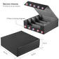 Wpgear Deck Cases Bundle Hold Up To 5000 Trading Cards, Storage Boxes Set Included 4-Row Case, 4 Small Deck Cases, Game Mat And Foam Divders, Compatible With Mtg, Commander, Ptcg, Magic Cards
