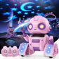 Baiwu Robot Toys For Kids,Rc Robot With Gesture Sensing & Led Eyes,Star Projector And Music,Boys & Girls Toys For 6+ Age(Pink)