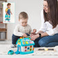 Marstone Baby Toys For 1 2 3 Year Old, Toddler Toys Age 1-2, 6-In-1 Montessori Toys With Sound/Lights/Music/Clock/Telephone/Car,