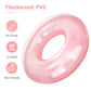 Moko Swim Rings With Glitter, 120Cm Diameter Inflatable Pool Float Swimming Pool Float Tube Round Shaped Swimming Tube Water Fun Beach Pool Toys For Summer Party For Adults - Rose Gold