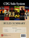 Gmt Games Gmt: Cdg Solo System Kit, 2Nd Edition, Solitaire System For Gmt'S Card Driven Games