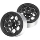 4Pack HIRCQOO Metal 1.9 inch Beadlock Wheel Rim 4pcs Wheel Hub Fit 1.9 Tires Compatible with Axial SCX10 90046 AXI03007 Redcat G