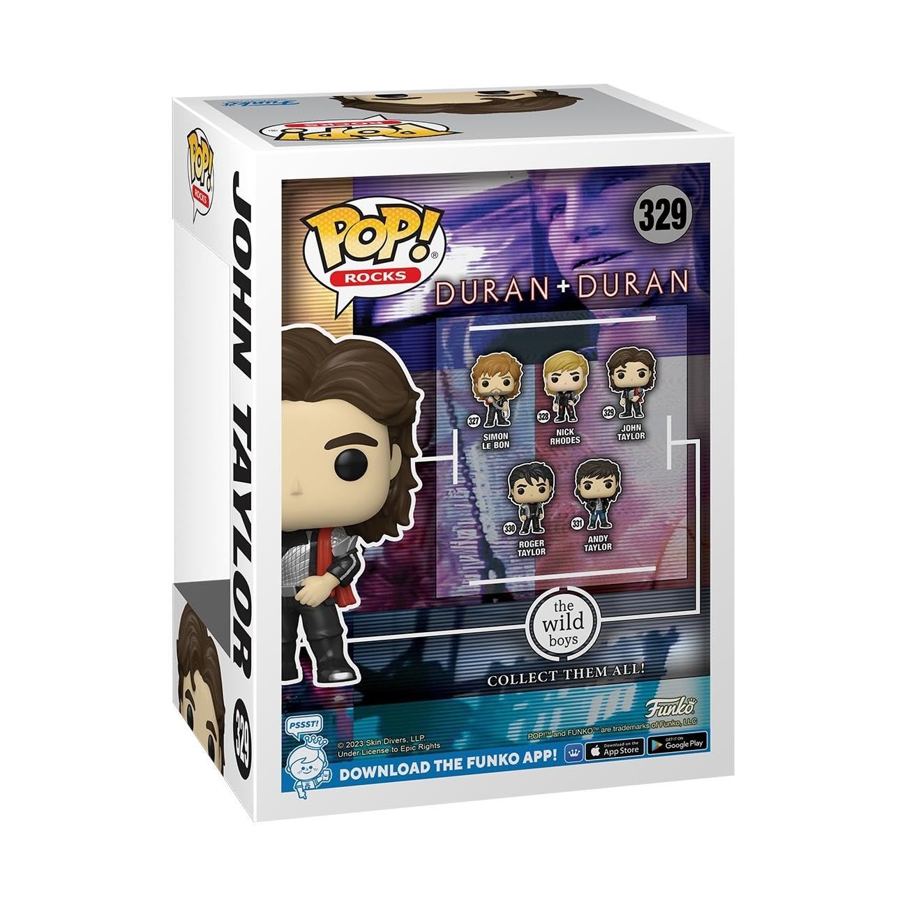Funko Pop! Rocks: Duran Duran - Wild Boys John Taylor - Collectable Vinyl Figure - Gift Idea - Official Merchandise - For Kids & Adults - Music Fans - Model Figure For Collectors And Display