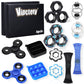 Vipctery 12Pcs Fidget Toys For Kids 8+ Adhd Autism Toys Adults Office Cool Gadgets Desk Toys Fidgets For Classroom Magnetic Ring