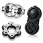 3 Pcs Fidget Toys Adults Set Fidgets Controller Pad Handheld Fidget Pad Game Six Roller Chain Key Flippy Chain Autism Sensory For Adhd Add Ocd Autism Anxiety Stress Relief Teen Kids(Black)
