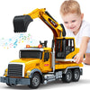 SpringFlower Toy Truck, Large Excavator Truck Toy for 3 4 5 6 Year Old Boys,Truck Toy with Sound and Light,Kids Toddlers Christm