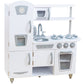 KidKraft Vintage Wooden Play Kitchen with Pretend Ice Maker and Play Phone, White