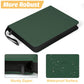 GERMUN 9 Pocket Card Binder  enhanced Zip Trading Card Binder  720 Double Sided Pocket PU Card Collection Binder  Collector Card Album  Card Folder for MTG  TCG  Sports Cards  Game Cards (DARK GREEN)