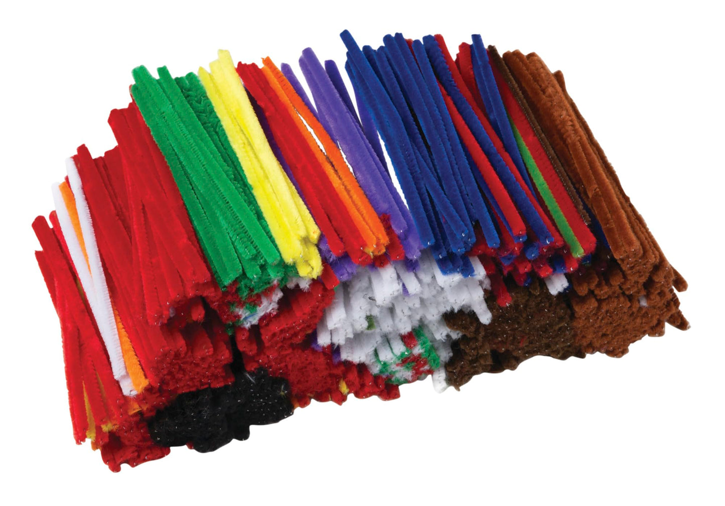 Chenille Kraft Creativity Street Jumbo Stem Multi-Purpose Wire Pipe Cleaner Classroom Pack, 1/4 X 6 in, Assorted Color, Pack of