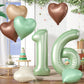 Naninuneno 15Th Black Silver Birthday Party Decorations For Boys Girls, Happy 15 Birthday Party Supplies With Black Happy Birthd