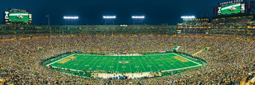 Masterpieces 1000 Piece Sports Jigsaw Puzzle - Nfl Green Bay Packers Center View Panoramic - 13'X39'