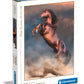 Clementoni Collection-Wild Red Stallion-500 Pieces-Puzzle  Vertical  Fun for mature-themeds  Made in Italy  Multicoloured  35521