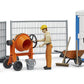 Bruder Bworld 62008 Construction Set: Mixer, Railings, Figure, Accessories