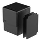 Mixpoet Deck Box Compatible With Mtg Cards, Trading Card Case With 2 Dividers Per Holder, Large Size For 100+ Cards (Marvelous-Black)