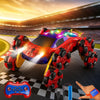 Vikrida 8 Wheel Remote Control Car With Lights, Music & 360 Rotation - Hand Control Rc Vehicle Toy For Kids & Adults, Superhero 