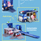 Robocar Poli Mobile Headquarters 3-in-1 Police HQ Trailer Truck Toy with Vehicle Launchers & Die-Cast Car, Ages 3+, Model 83377