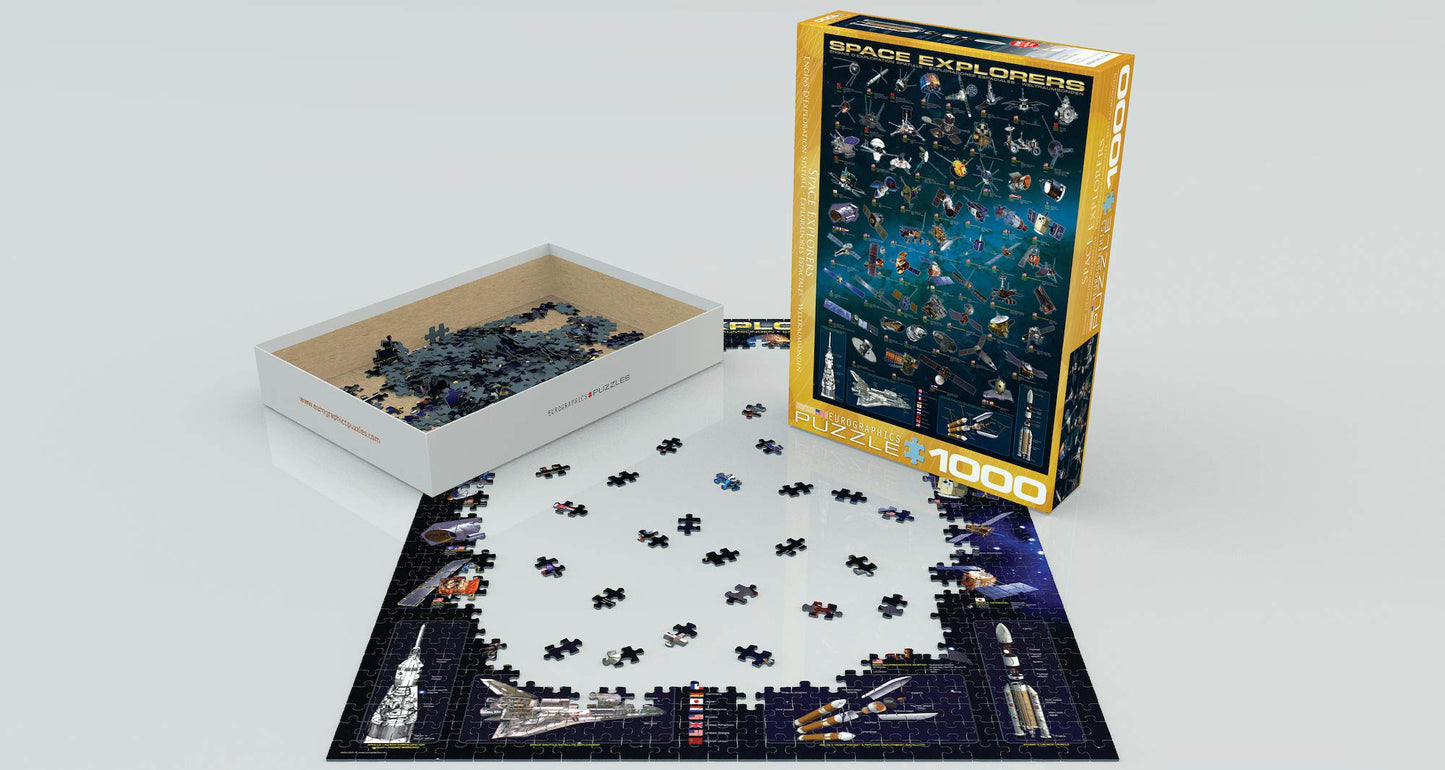 Eurographics Space Explorers 1000 Piece Puzzle (6000-2001)