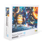Toynk Space Traveler Space Puzzle 1000 Piece Jigsaw Puzzle | Fun Solar System Puzzle Games For Adults | Galaxy & Outer Space Astronaut Puzzles For Adults | Measures 27.5 X 20 Inches