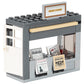 Building Bricks Toys Blocks Small News Stand Fast Food Corner-Compatible With All Brands-Moc Minifigure City Town Village