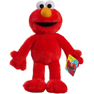 Just Play Sesame Street Big Hugs 18-Inch Large Plush Elmo Doll, Soft And Cuddly, Red, Pretend Play, Kids Toys For Ages 18 Month