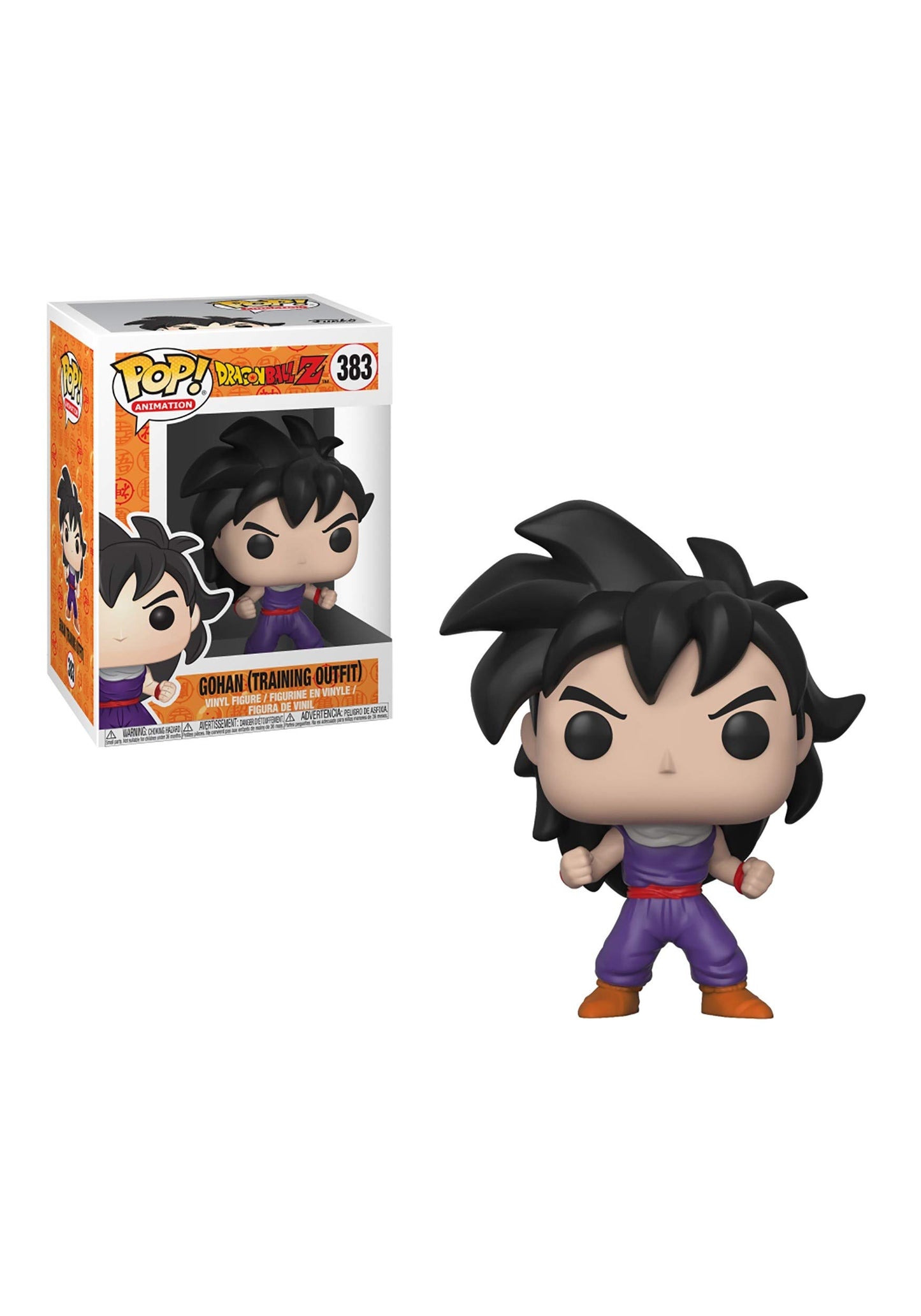 Funko Pop Animation: Dragonball Z - Gohan (Training Outfit) Collectible Figure, Multicolor