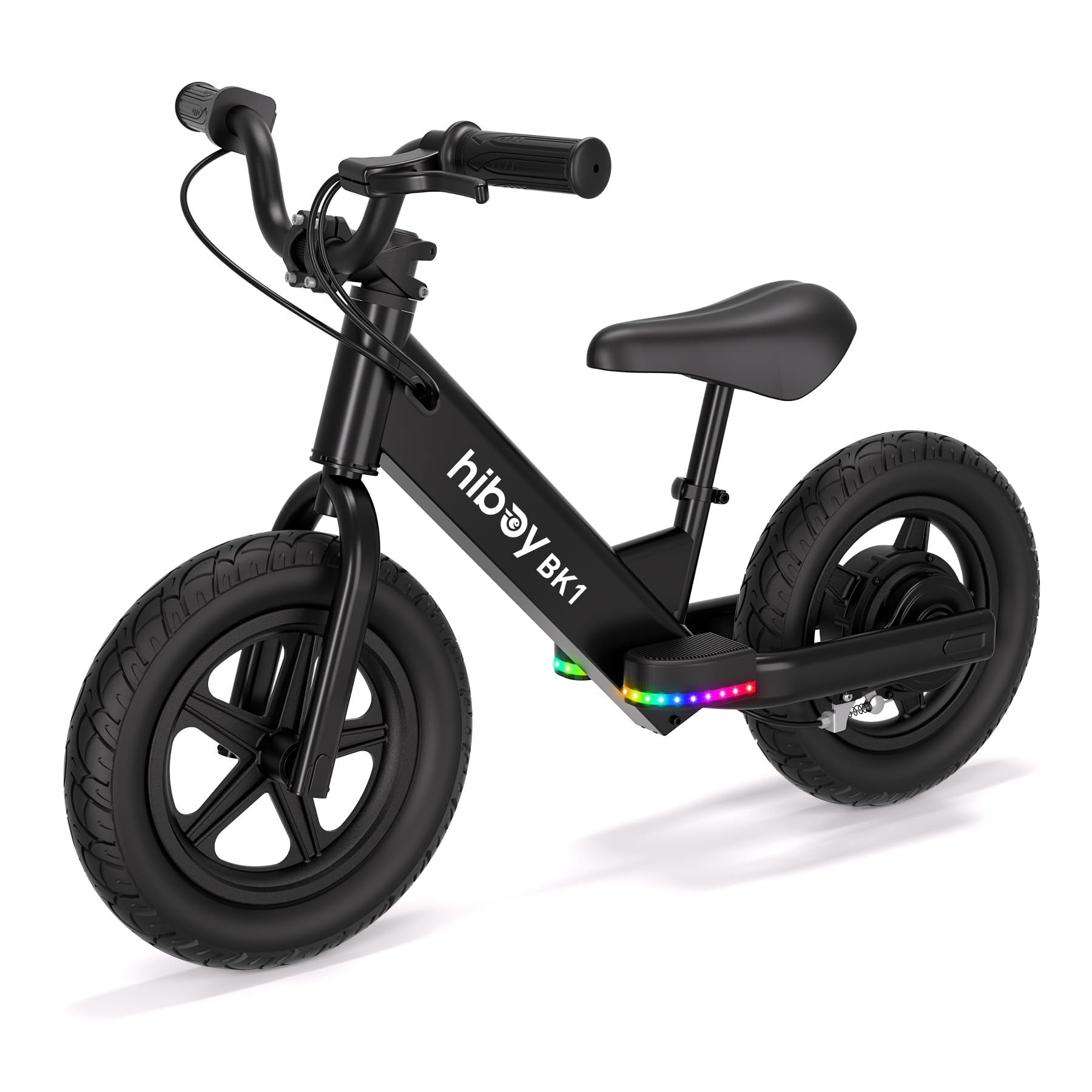 Hiboy BK1 Electric Bike for Kids Ages 3-5 Years Old, 24V 100W Electric Balance Bike with 12 inch Inflatable Tire and Adjustable 