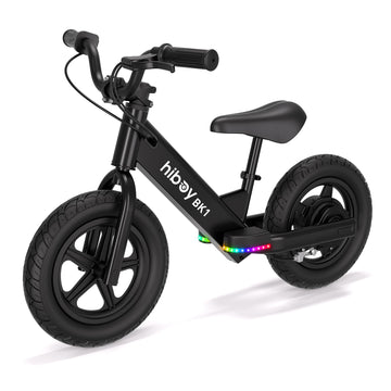 Hiboy BK1 Electric Bike for Kids Ages 3-5 Years Old, 24V 100W Electric Balance Bike with 12 inch Inflatable Tire and Adjustable 