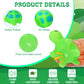 Zubebe Rubber Frogs Squeak And Floating Frog Sea Turtle Rubber Bath Toy Baby Shower Swimming Bathtub Toys For Shower Frogs Bathtub Birthday Party Decoration Boys Girls Bath Toys (Sea Turtle, 24)