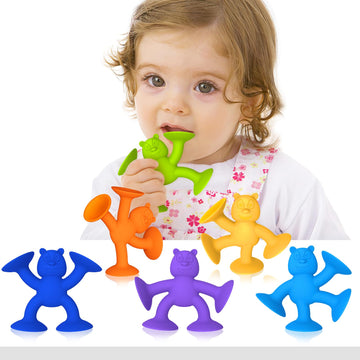 Baby Bath Toys Suction Cup Toys For Kids No Hole Bath Toys For Kids Ages 1-3 Toddler Bath Toys Connect Build Createtravel Toys S