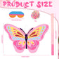 Threan Butterfly Pinata Bundle With Bat Stick & Blindfold - Butterfly Theme Party Supplies For Birthday Or Baby Shower - Cardboard Pinata, Includes Confetti