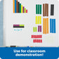 Learning Resources Magnetic Cuisenaire Rods, Early Match Concepts, School Supplies, Multicolor, 64 Pieces, Ages 5+