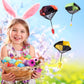 VOMAOK 6 Pack Parachute Toy Outdoor Hand Throw Flying Toys for Kids Boys Girls Easter Basket Stuffers Gifts