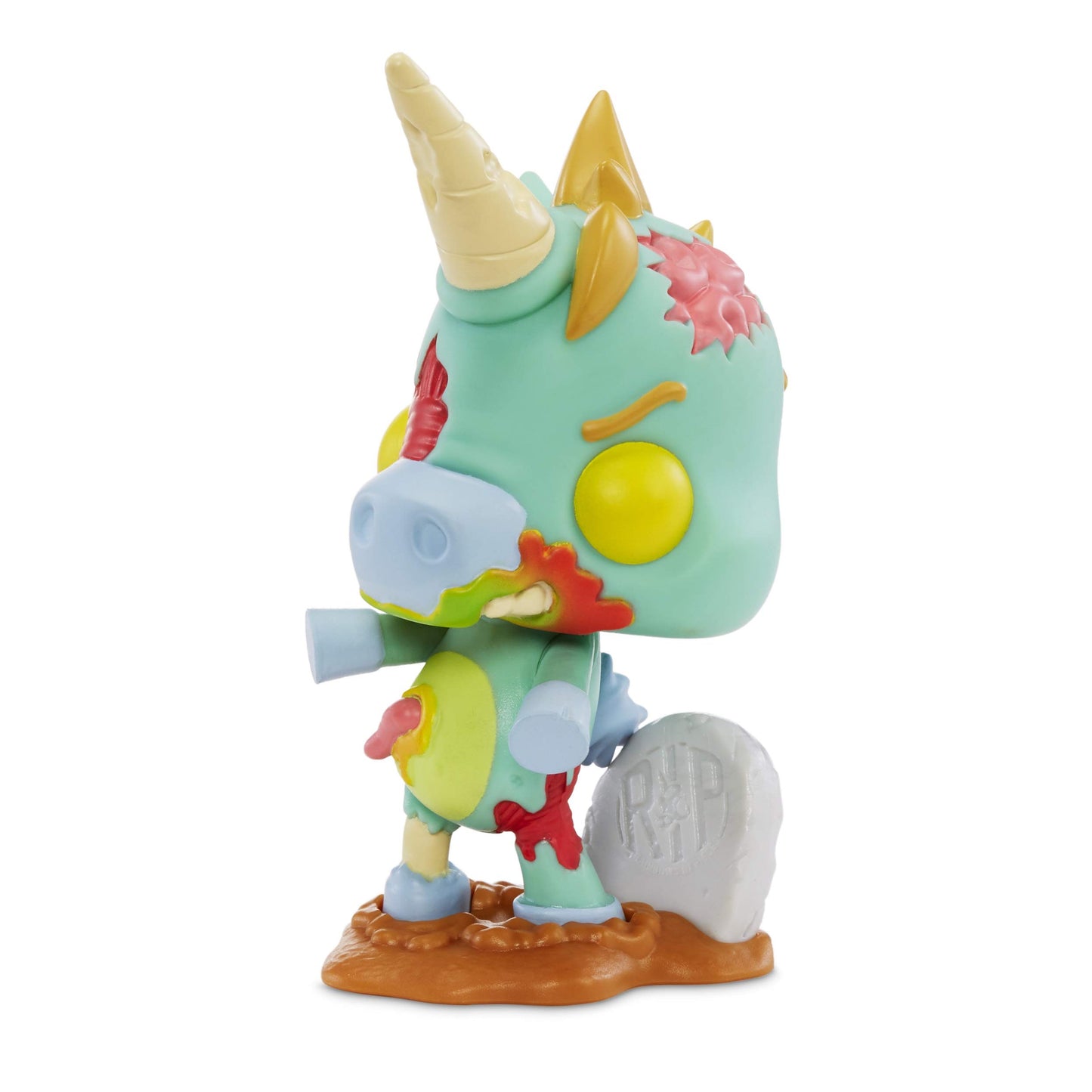 Mga Entertainment R.I.P. Rainbows In Pieces Gnarly, Messed Up Unicorn Character Undead Ned, Multicolor