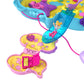 Polly Pocket - Seahorse Bag 2-In-1 Playset Polly And Shani Dolls Animals & 13 Accessories Included Make A Wear Bag Toy For Kids 4+ Years Hwp03
