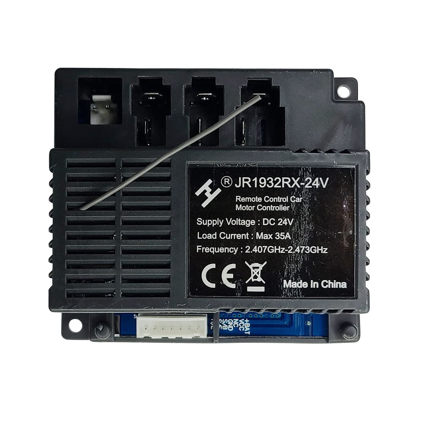 2.4G Bluetooth Remote Control and JR1932RX-24V Receiver Control Box Mother Board for Kids Powered Wheels Children Ride On Car Re