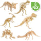 3D Wooden Dinosaurs Bundle Pack Puzzle