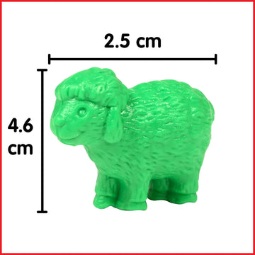 Edxeducation - 13204 Farm Animal Counters - Mini Jar Set Of 36 - Learn Counting, Colors, Sorting And Sequencing - Math Manipulat