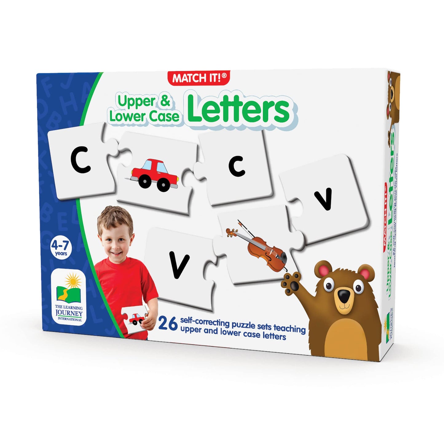 The Learning Journey: Match It! - Upper & Lower Case Letters, Alphabet Puzzles For Kids Ages 3-5, Abc Puzzle Letter Game, Alphabet Learning Award Winning Educational Toys