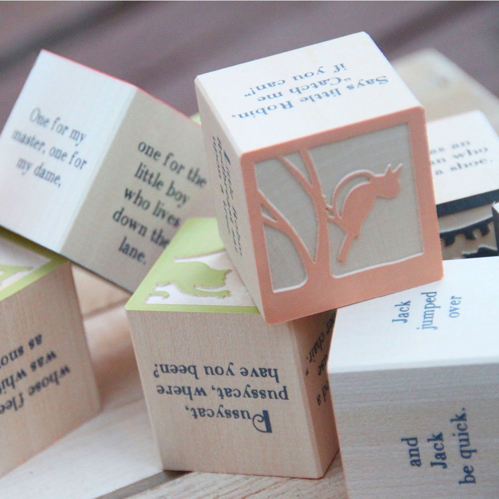 Uncle Goose Nursery Rhyme Blocks - Made In The Usa