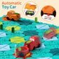 Stem Toys For Kids Ages 4-8, Expandable Educational Building Track With 2 Motor Car – Montessori Preschool Learning Toys, Creative Road Constructor Games Gift For Boys & Girls