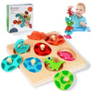 Wooden Puzzles For Toddlers 1-3 2-4, Montessori Baby Dinosaur Toys For 1 2 3 Year Old Boy Girl Christmas Birthday Easter Basket