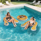 Floating Pool Chair & Inflatable Floating Bar Set (2 Chairs + 1 Bar)