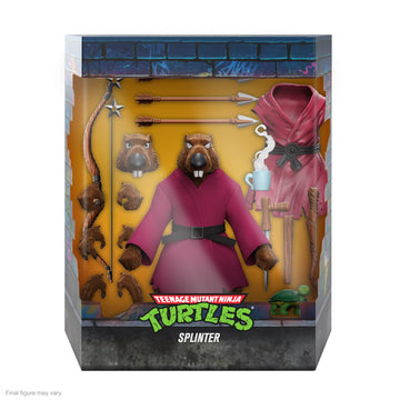 Super7 Teenage Mutant Ninja Turtles Splinter (Flocked) - ULTIMATES! 7 in Action Figure