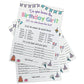 Printed Party Kids Birthday Game - Who Knows Her Best, Set of 25 Notebooks, 7"x5", Colorful Paper, NOBK-KNOW