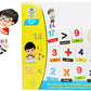 Glan Numbers 1 To 10 Flash Cards For Kids Toddlers Early Learning Math With Cards For Preschool Brain Development Study Material